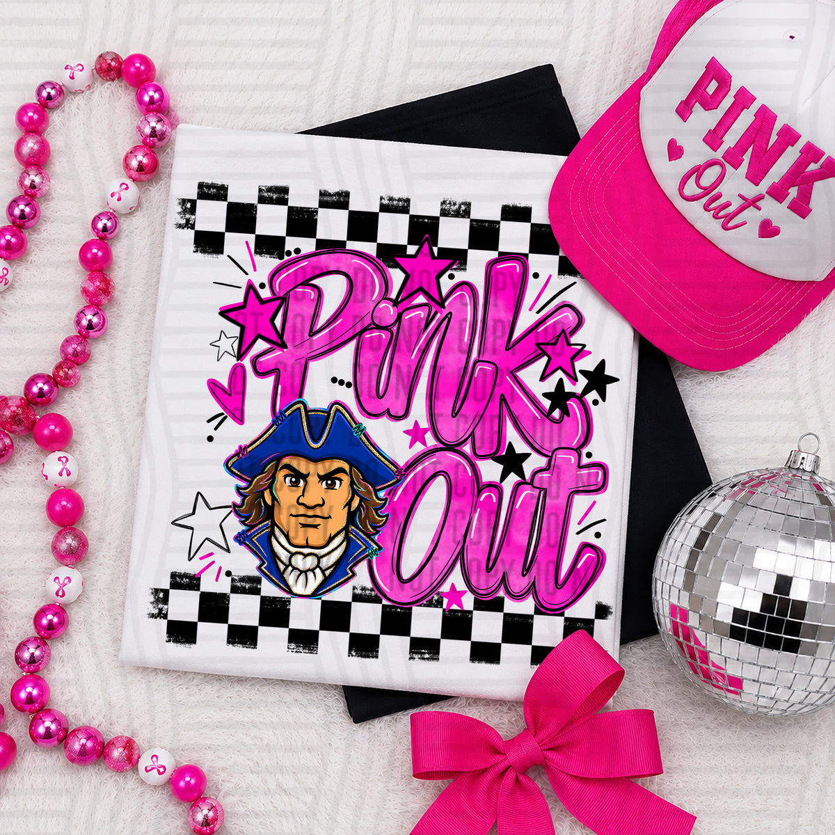 Pink Out MASCOTS 0926-0021- PLEASE UPLOAD MOCK UP - 300 DPI digital download