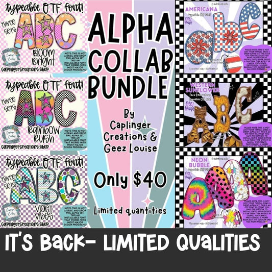 Caplinger Creations and Geez Louise  - Digital download 300DPI PNG FILE