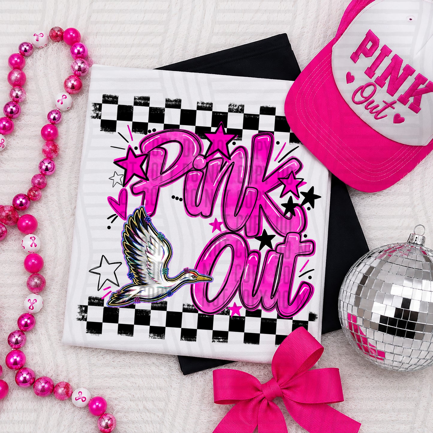 Pink Out MASCOTS 0926-0021- PLEASE UPLOAD MOCK UP - 300 DPI digital download