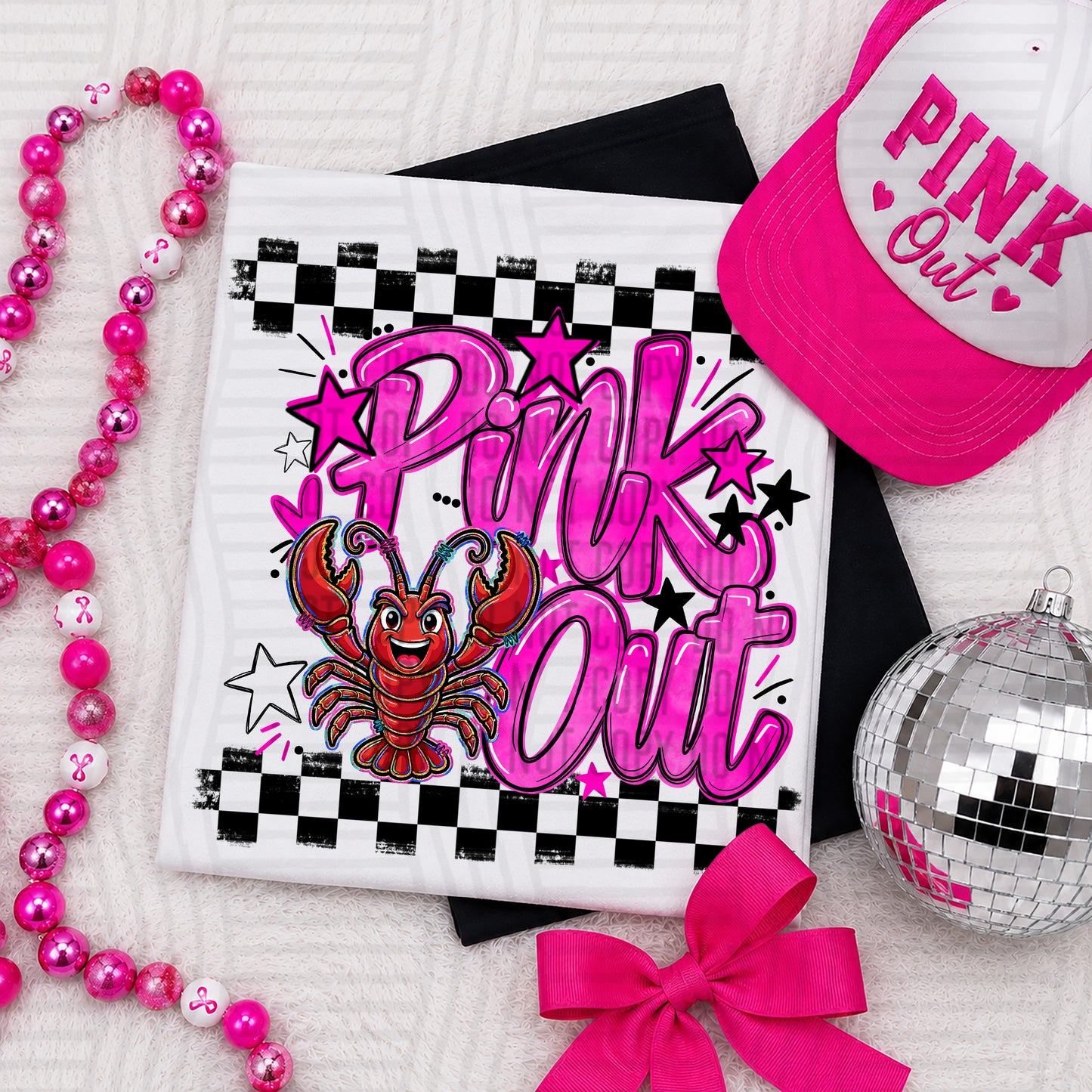 Pink Out MASCOTS 0926-0021- PLEASE UPLOAD MOCK UP - 300 DPI digital download