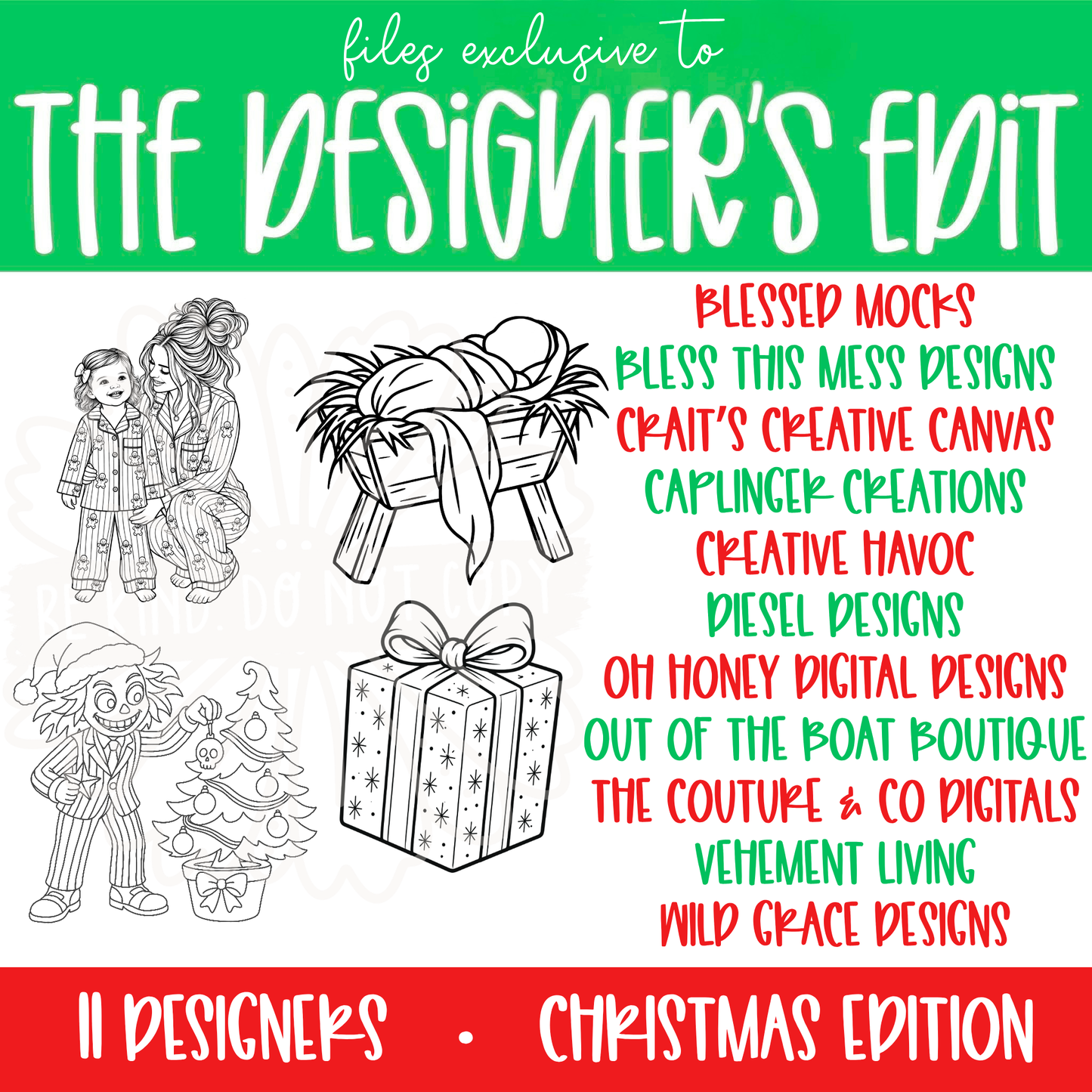 Designers Edit SEPT Collab- NO CODES - Digital download 300DPI PNG FILE