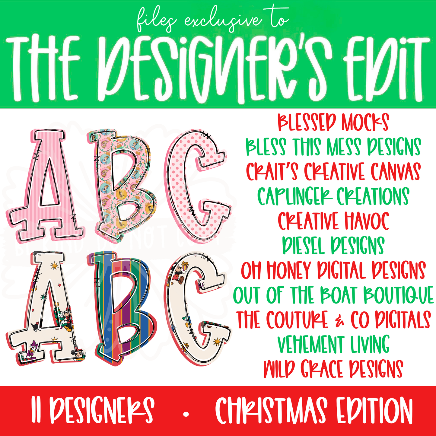 Designers Edit SEPT Collab- NO CODES - Digital download 300DPI PNG FILE