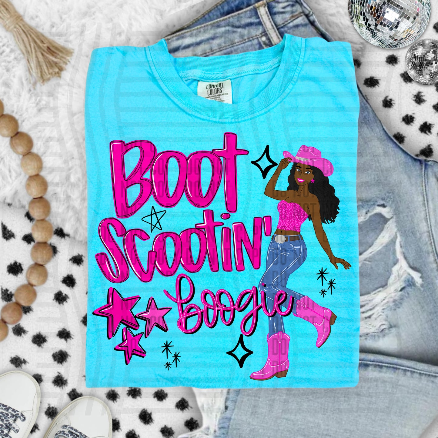 Boot Scootin' Boogie -  Digital Download 300DPI PNG FILE