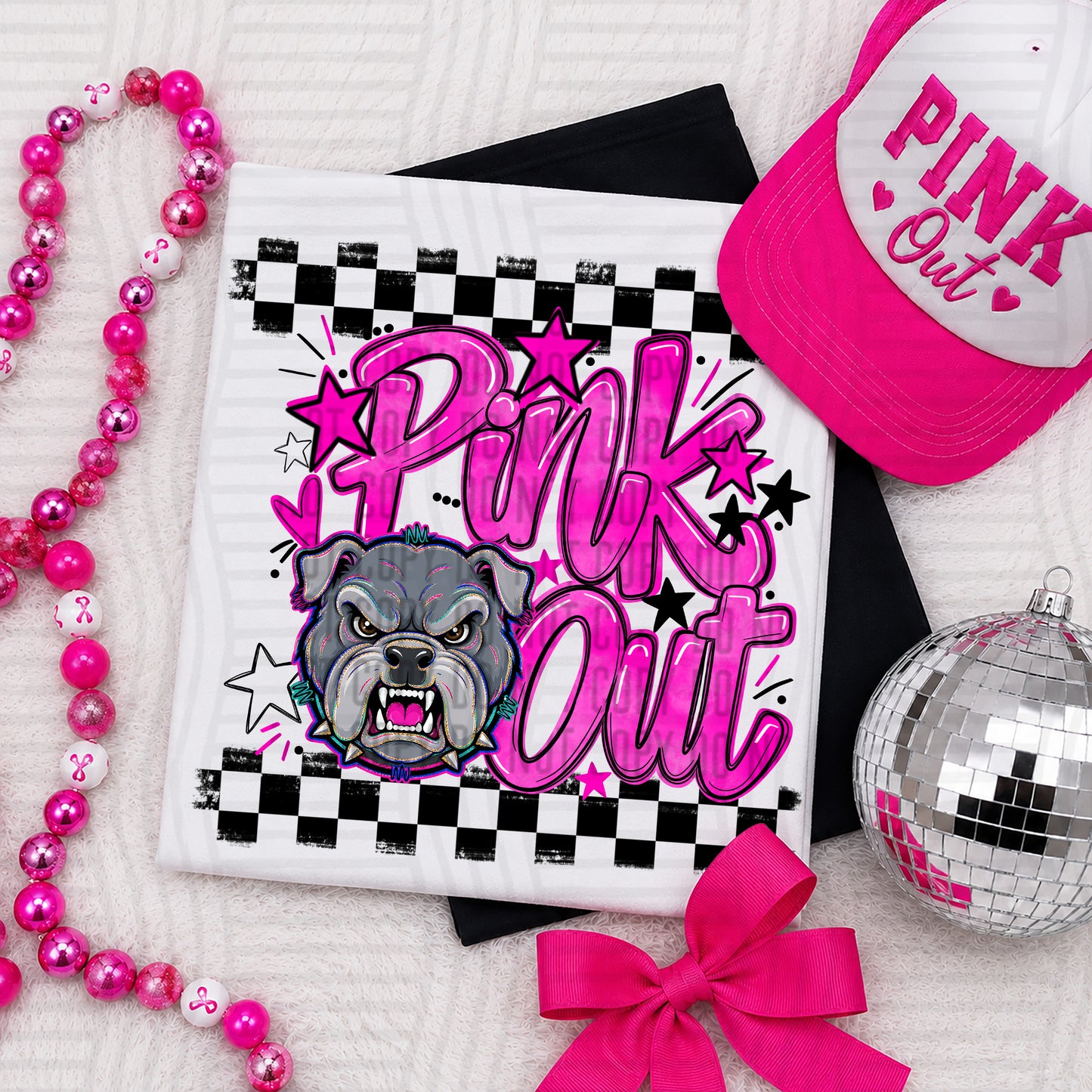 Pink Out MASCOTS 0926-0021- PLEASE UPLOAD MOCK UP - 300 DPI digital download