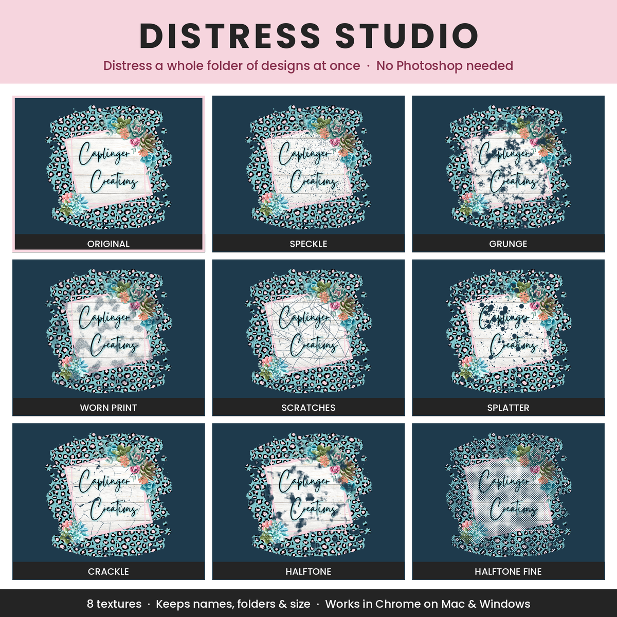 Distress Studio - Batch Distress Tool for PNG Designs