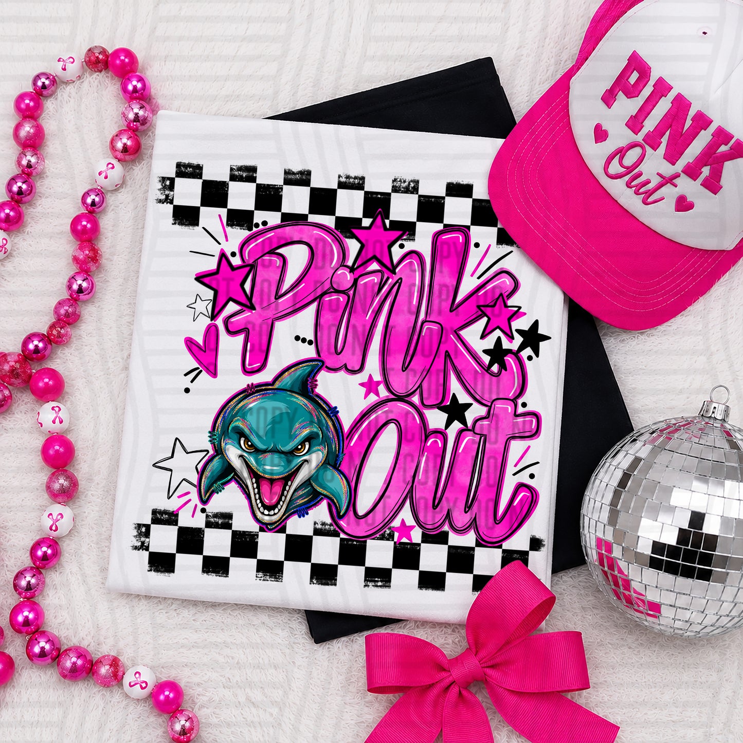 Pink Out MASCOTS 0926-0021- PLEASE UPLOAD MOCK UP - 300 DPI digital download