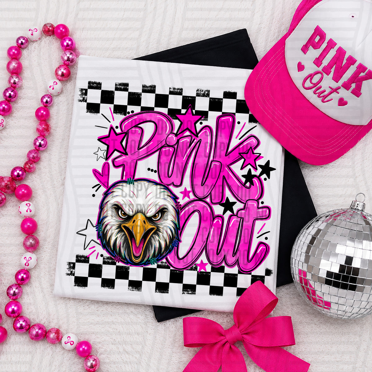 Pink Out MASCOTS 0926-0021- PLEASE UPLOAD MOCK UP - 300 DPI digital download