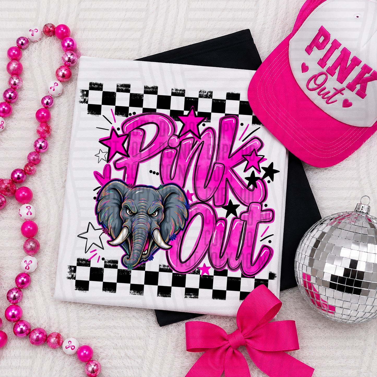 Pink Out MASCOTS 0926-0021- PLEASE UPLOAD MOCK UP - 300 DPI digital download