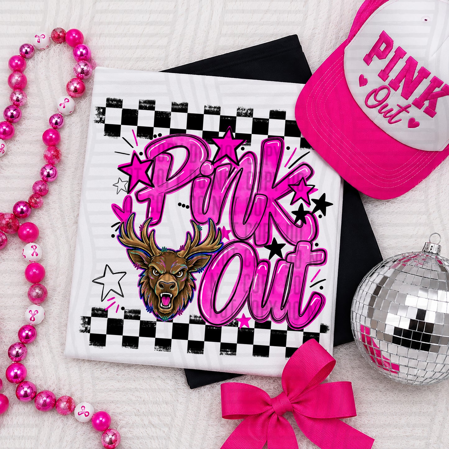 Pink Out MASCOTS 0926-0021- PLEASE UPLOAD MOCK UP - 300 DPI digital download