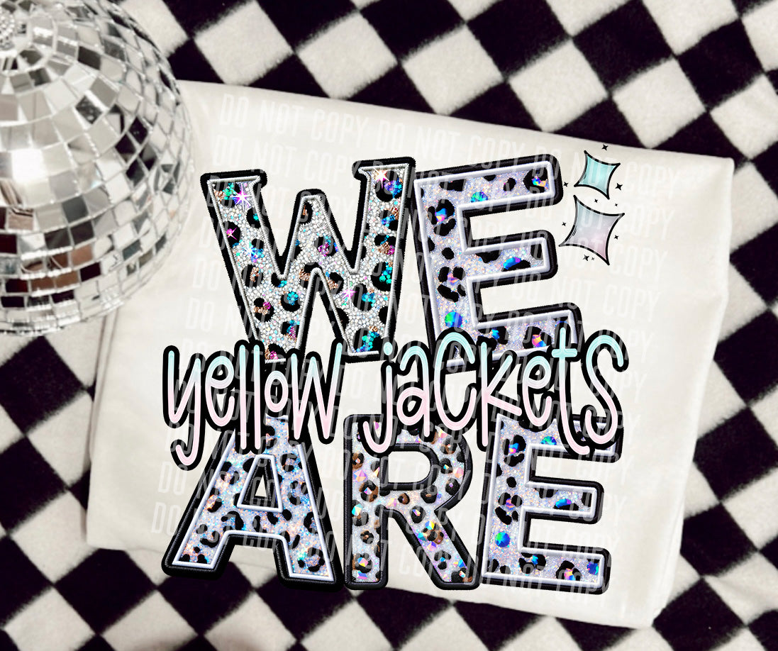 WE ARE - GLITTER LEP PRINT - Digital download 300DPI PNG FILE