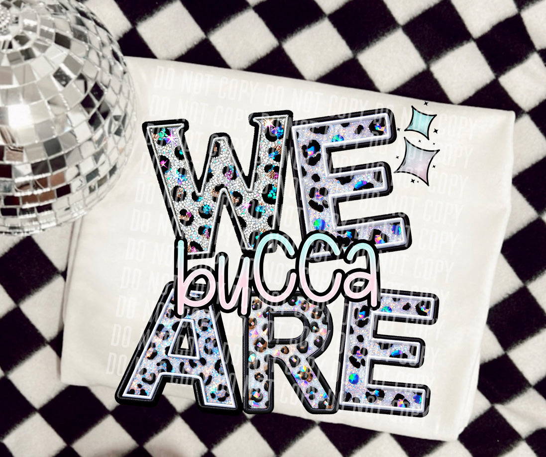 WE ARE - GLITTER LEP PRINT - Digital download 300DPI PNG FILE