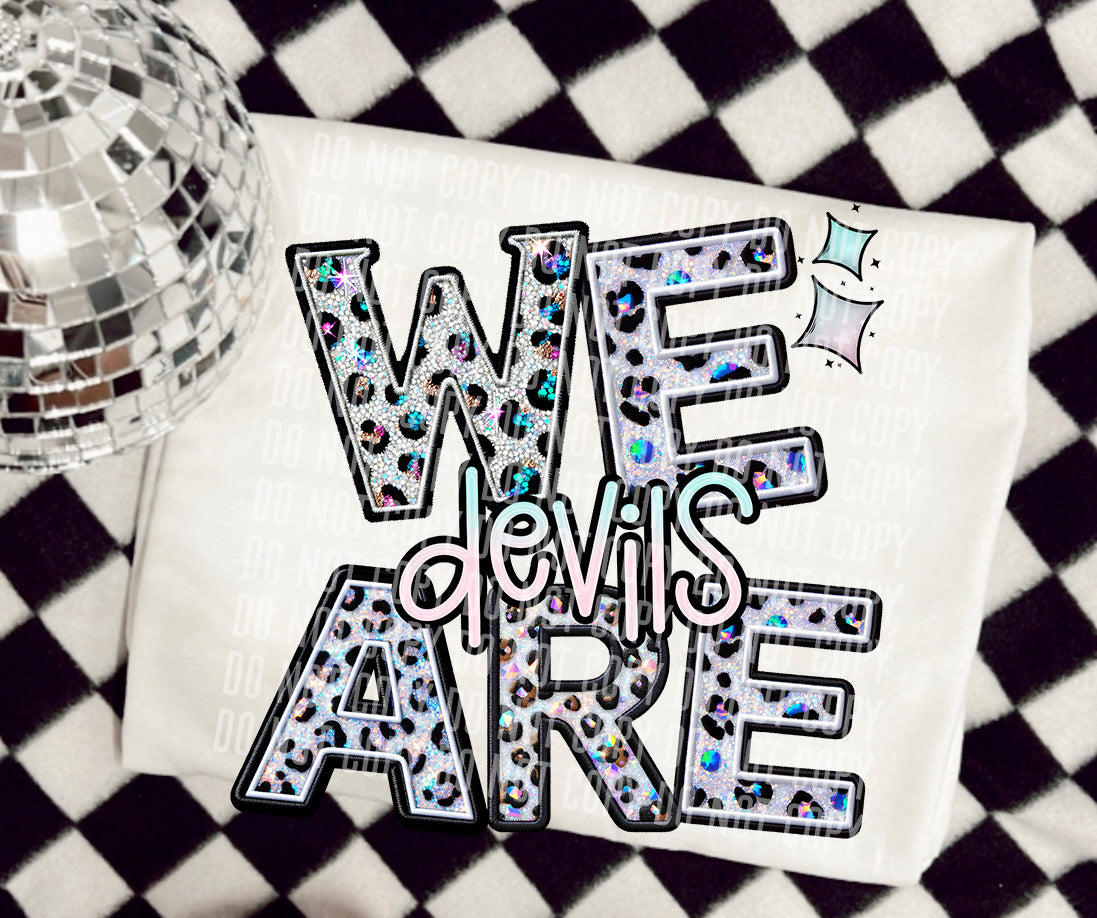 WE ARE - GLITTER LEP PRINT - Digital download 300DPI PNG FILE