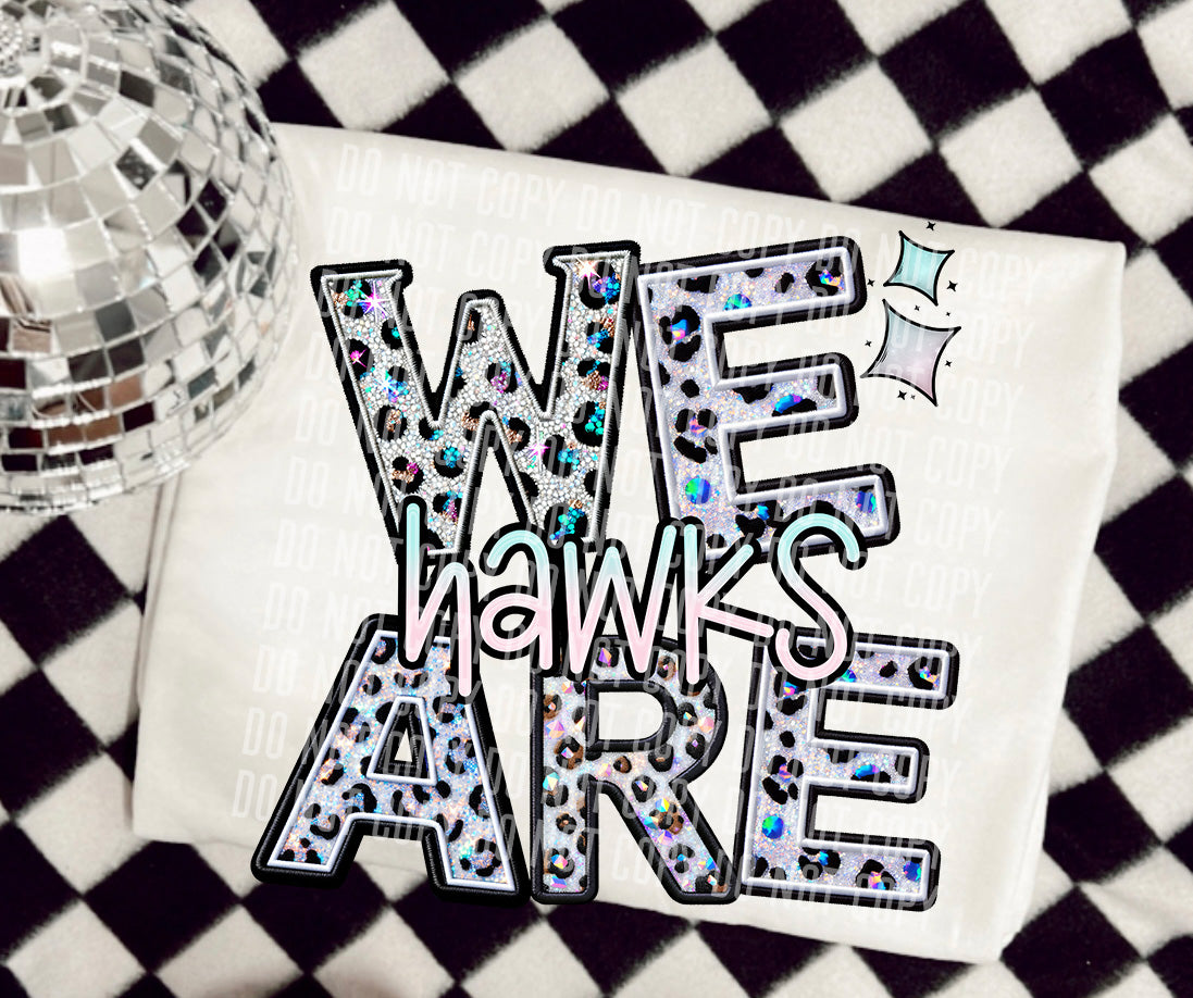 WE ARE - GLITTER LEP PRINT - Digital download 300DPI PNG FILE