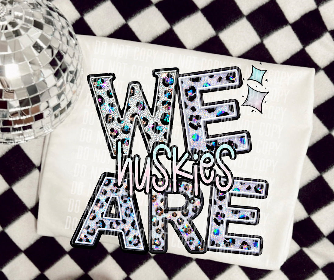 WE ARE - GLITTER LEP PRINT - Digital download 300DPI PNG FILE