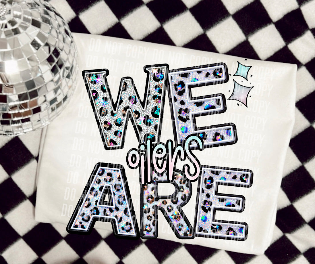 WE ARE - GLITTER LEP PRINT - Digital download 300DPI PNG FILE