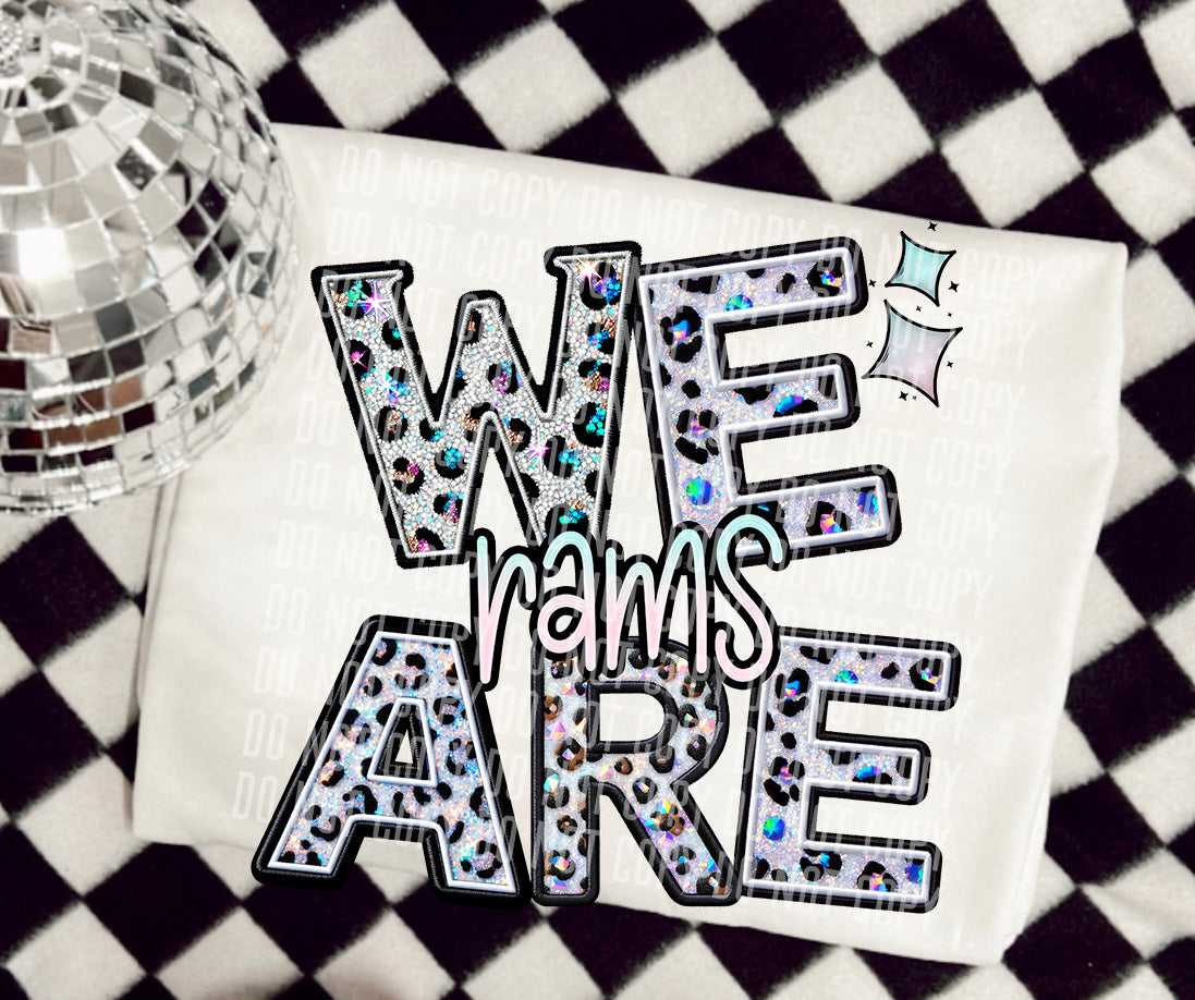 WE ARE - GLITTER LEP PRINT - Digital download 300DPI PNG FILE