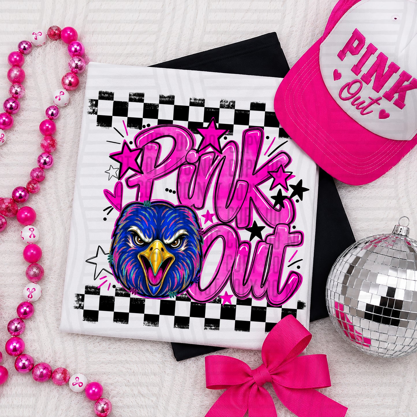 Pink Out MASCOTS 0926-0021- PLEASE UPLOAD MOCK UP - 300 DPI digital download