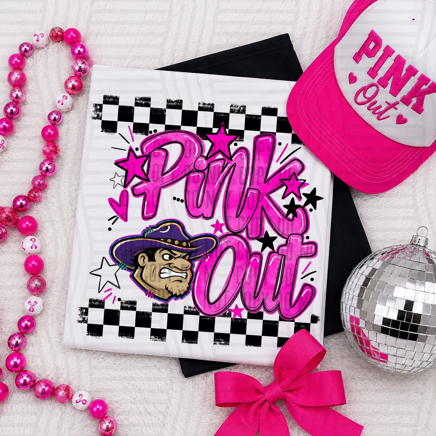 Pink Out MASCOTS 0926-0021- PLEASE UPLOAD MOCK UP - 300 DPI digital download