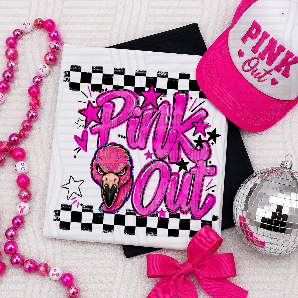 Pink Out MASCOTS 0926-0021- PLEASE UPLOAD MOCK UP - 300 DPI digital download