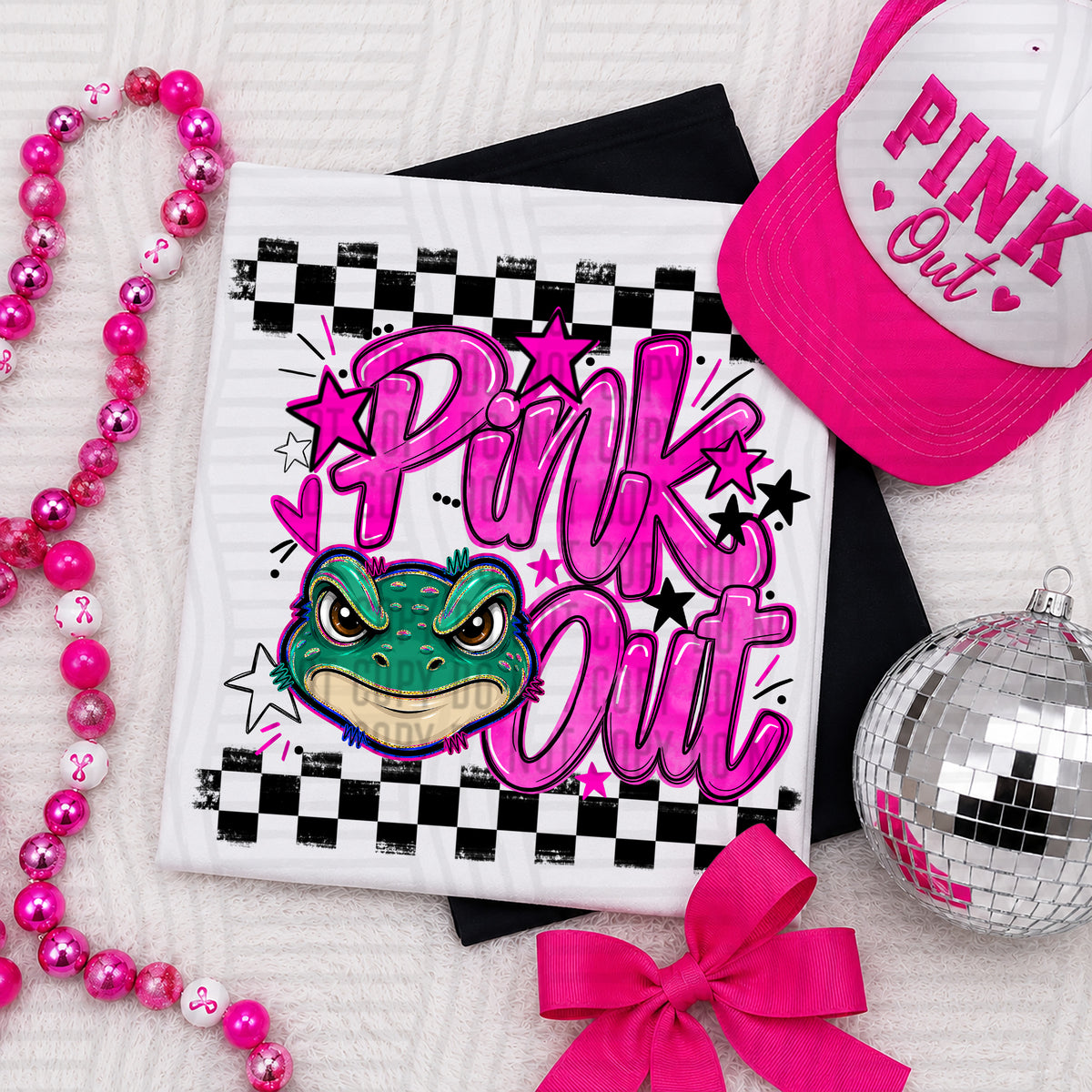 Pink Out MASCOTS 0926-0021- PLEASE UPLOAD MOCK UP - 300 DPI digital download