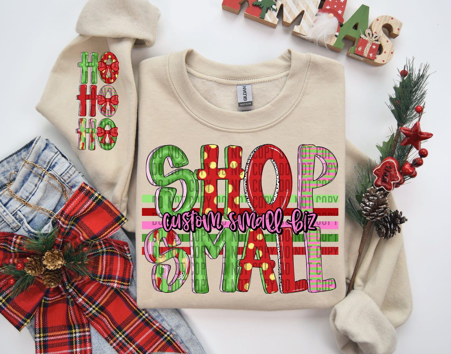 CUSTOM - Christmas Shop Small - Digital Download 300DPI PNG FILE