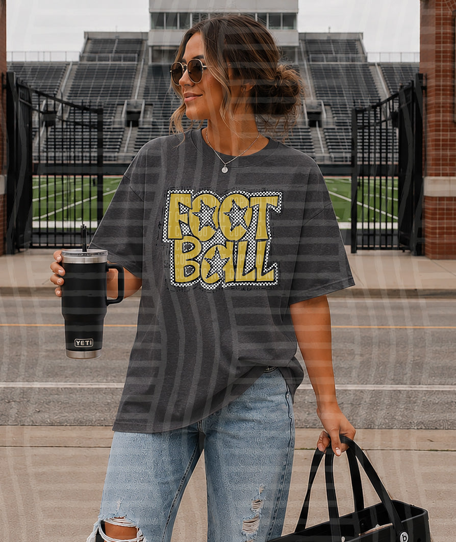 PREPPY CHECKER FOOTBALL CC-2608-01 - Color Dropdown Digital Download 300 DPI PNG FILE