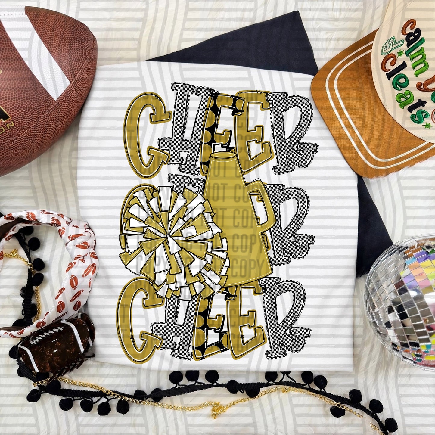 Tri Stacked Cheer color 2609-0008 - Color Dropdown Digital Download 300 DPI PNG FILE