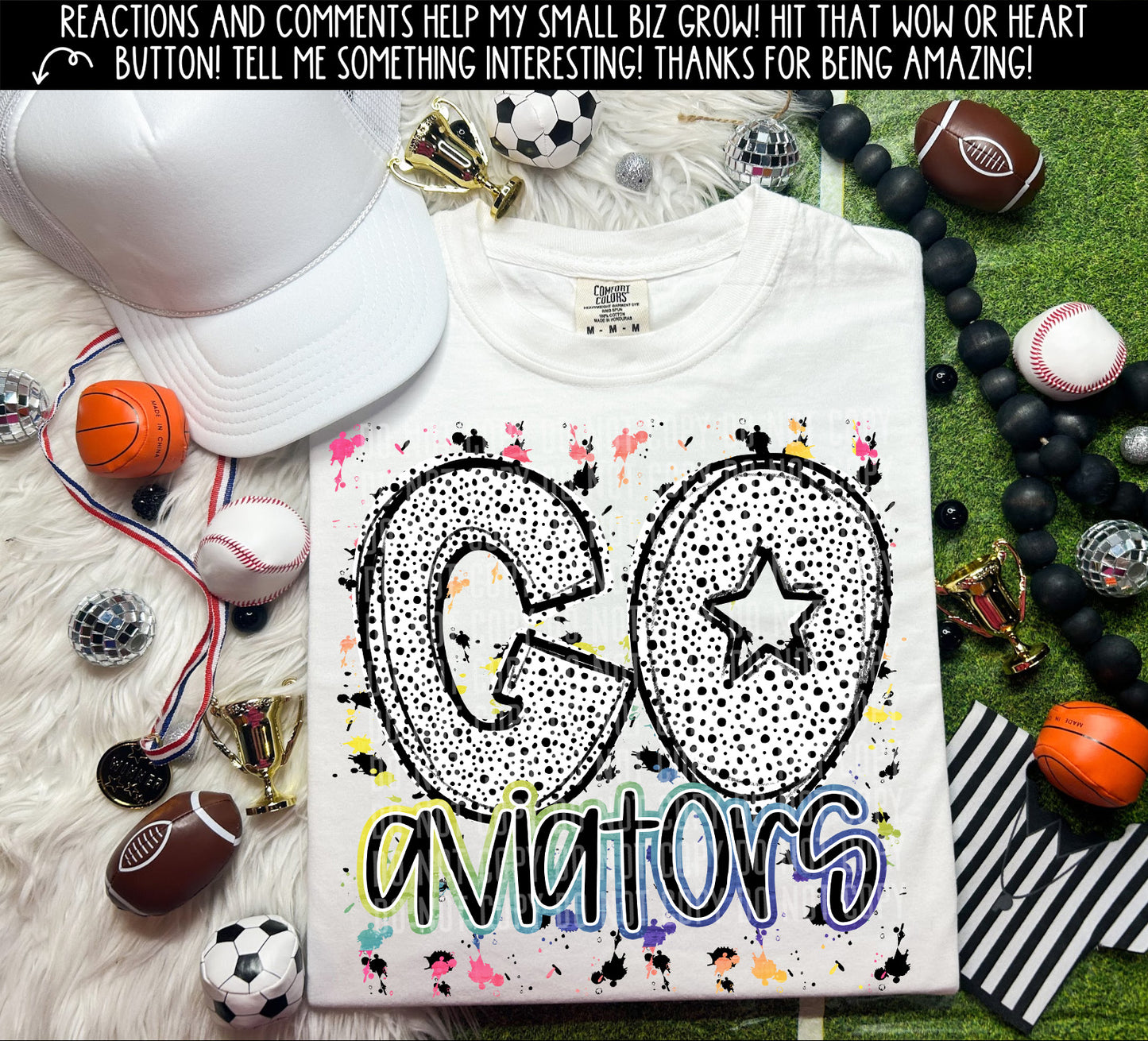 PICK A TEAM or CUSTOM- Go Dalmatian paint splatter - Digital download 300DPI PNG FILE