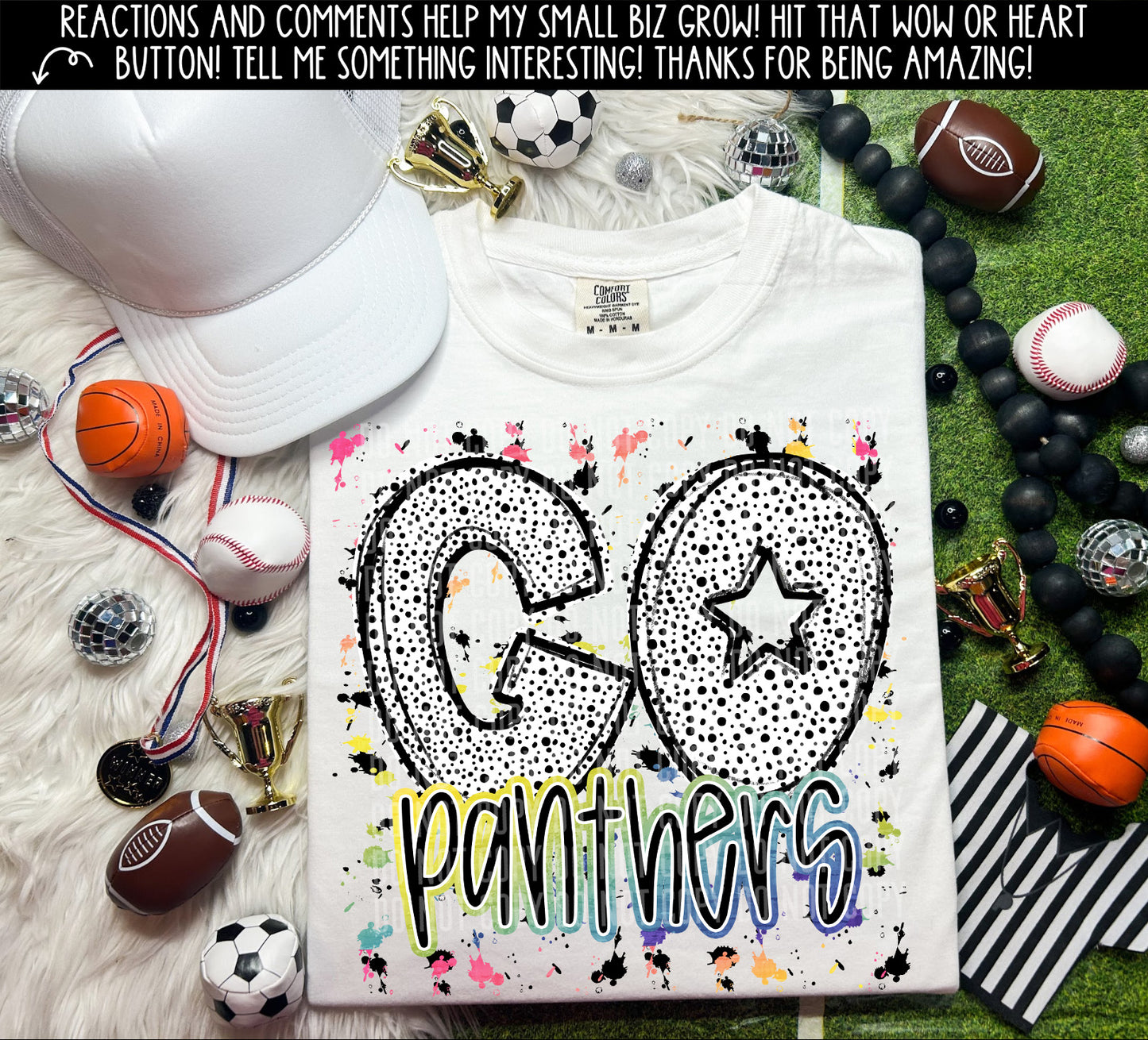 PICK A TEAM or CUSTOM- Go Dalmatian paint splatter - Digital download 300DPI PNG FILE