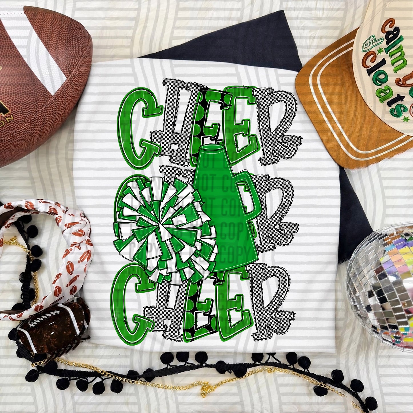 Tri Stacked Cheer color 2609-0008 - Color Dropdown Digital Download 300 DPI PNG FILE