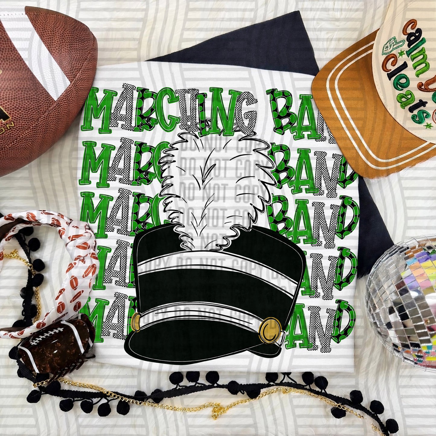 Penta Stacked MARCHING BAND color 2609-0012- Color Dropdown Digital Download 300 DPI PNG FILE
