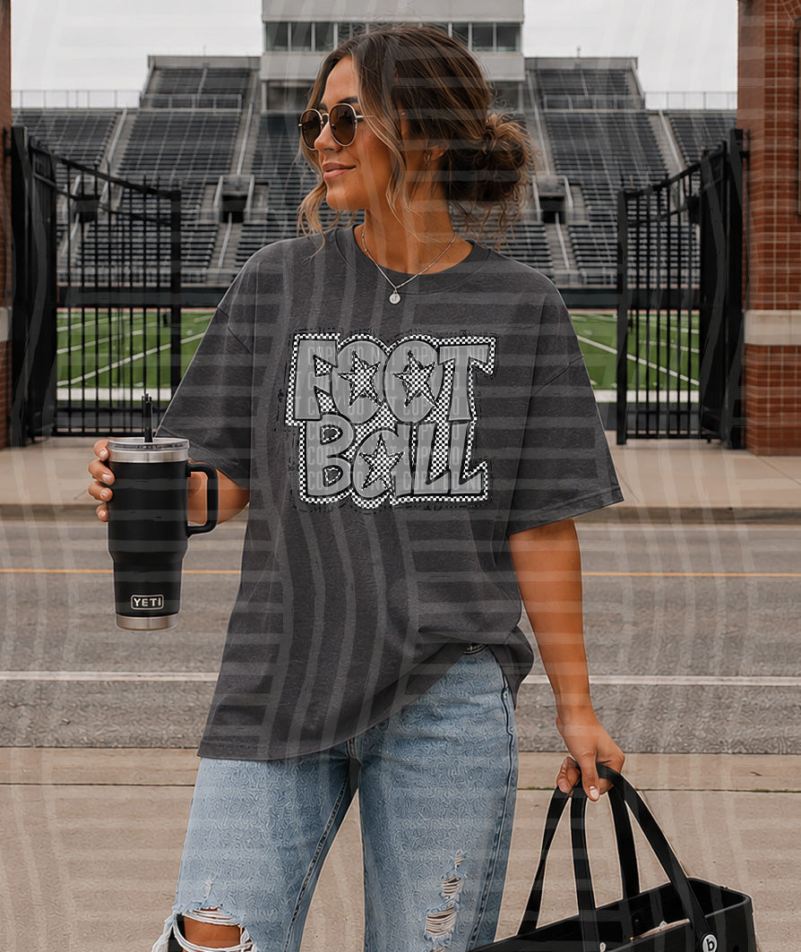 PREPPY CHECKER FOOTBALL CC-2608-01 - Color Dropdown Digital Download 300 DPI PNG FILE