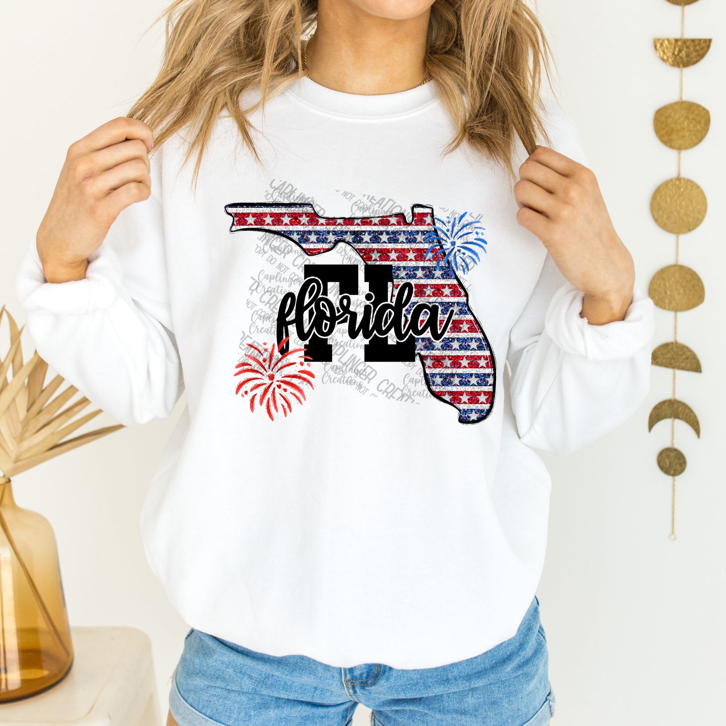 Patriotic States design -ALL 50 STATES INCLUDED - Digital download 300DPI PNG FILE