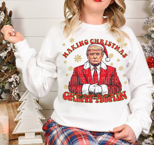 Making Christmas Great Again Tr_mp Digital Download 300DPI PNG FILE