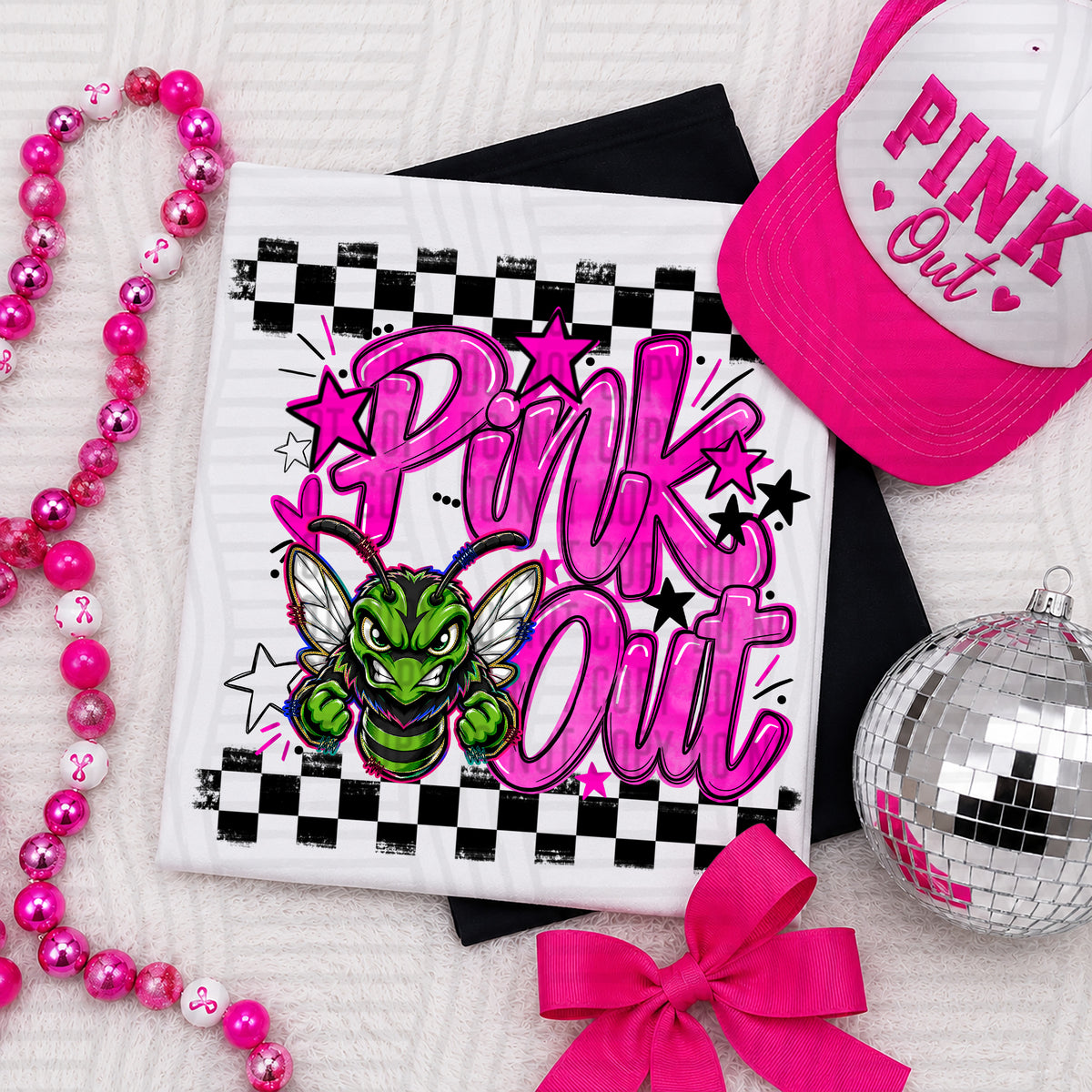 Pink Out MASCOTS 0926-0021- PLEASE UPLOAD MOCK UP - 300 DPI digital download