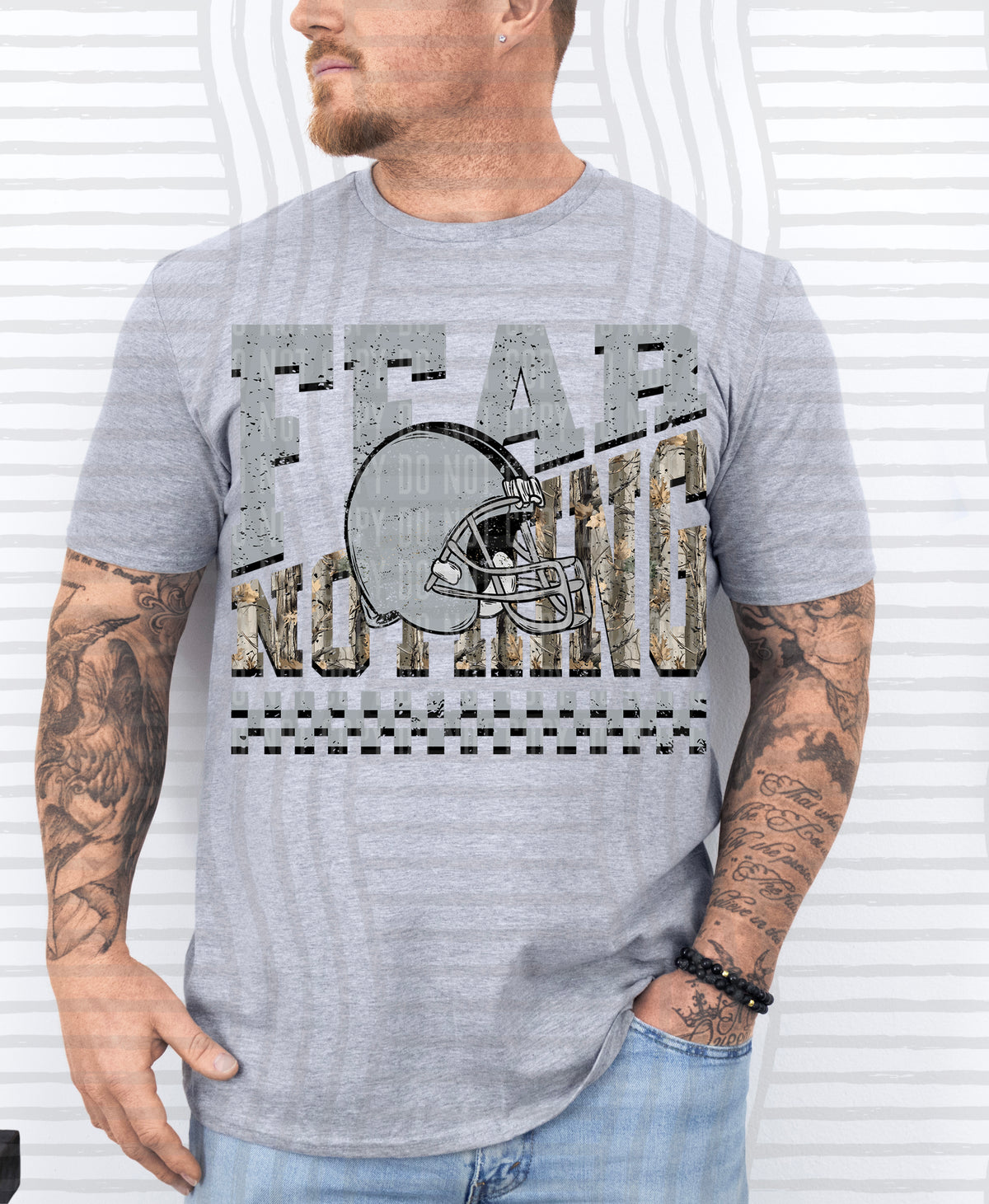 Fear Nothing COLOR helmet only 0926-0033 - Color Dropdown Digital Download 300 DPI PNG FILE