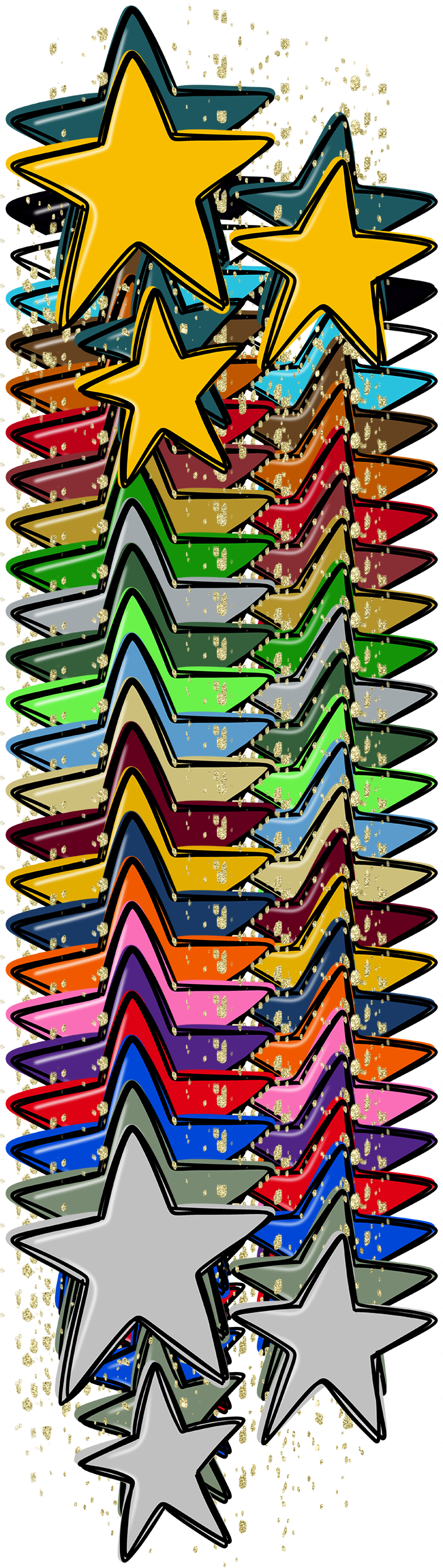 CUSTOM - SPIRIT STARS  - Digital download 300DPI PNG FILL
