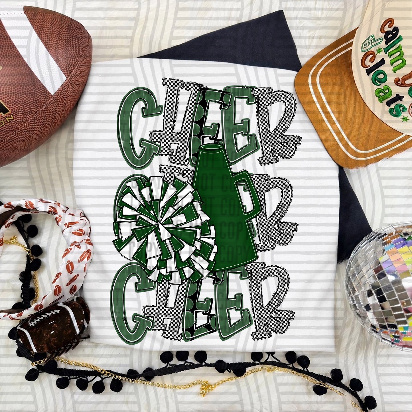Tri Stacked Cheer color 2609-0008 - Color Dropdown Digital Download 300 DPI PNG FILE