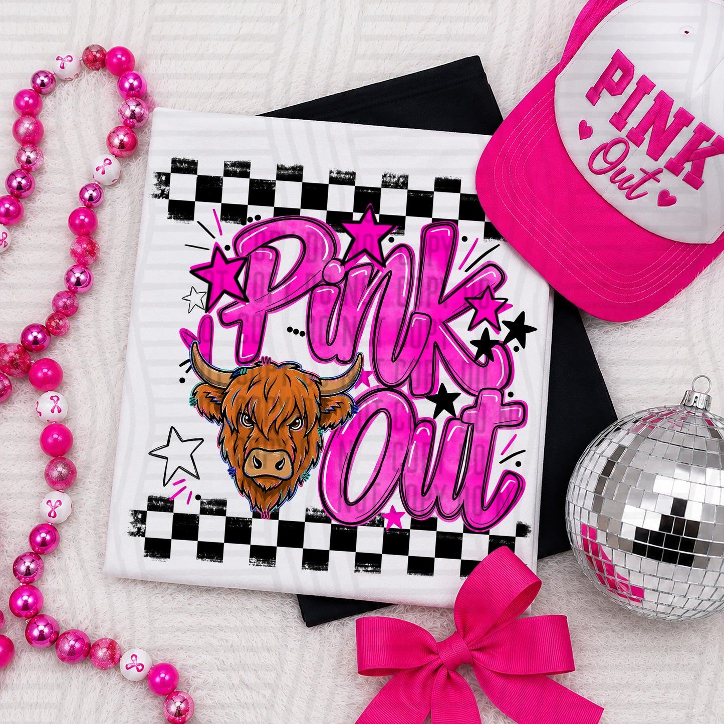 Pink Out MASCOTS 0926-0021- PLEASE UPLOAD MOCK UP - 300 DPI digital download