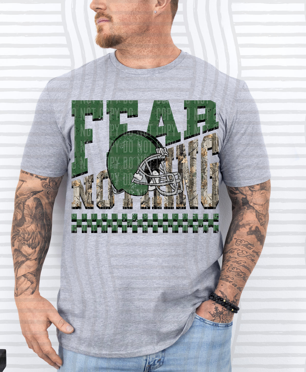 Fear Nothing COLOR helmet only 0926-0033 - Color Dropdown Digital Download 300 DPI PNG FILE