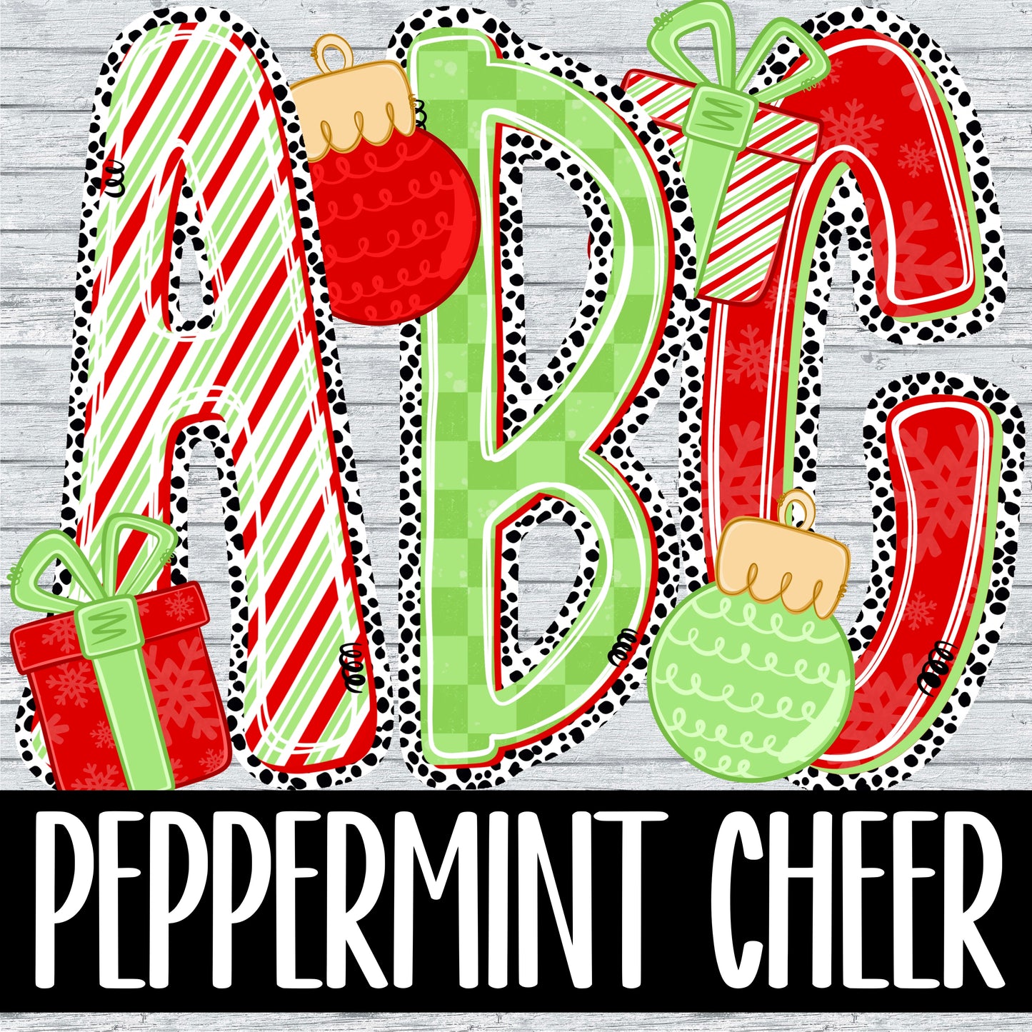 Christmas Alpha Collab- Digital download 300DPI PNG FILE