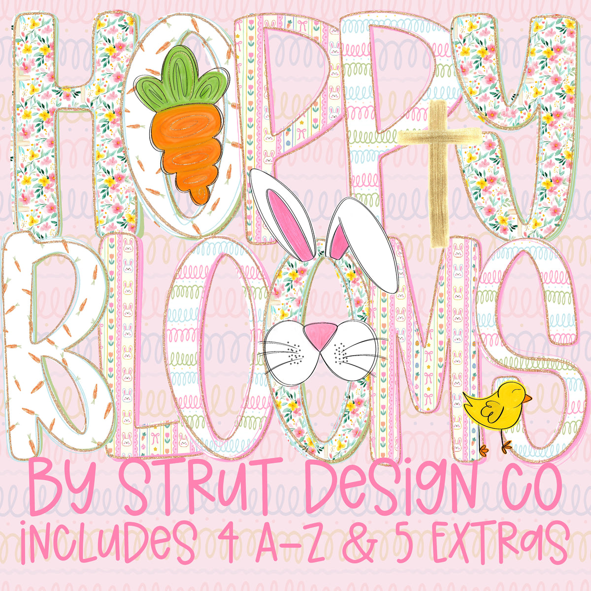 Spring Alpha Collab w/ Strut - Digital download 300DPI PNG FILE
