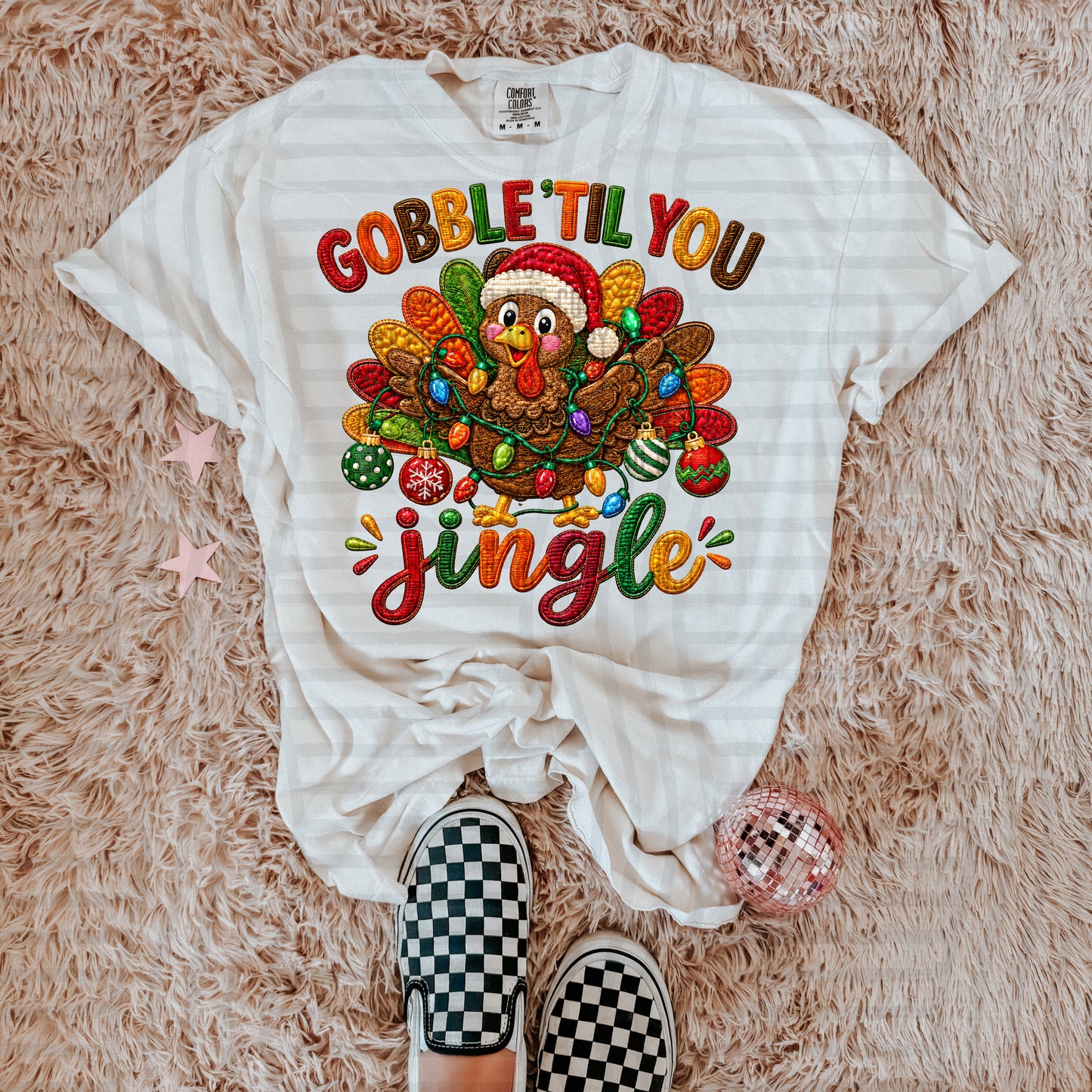 Holiday Faux Embroidery (AI assisted) _ CHOOSE DESIGN  - 300 DPI digital download