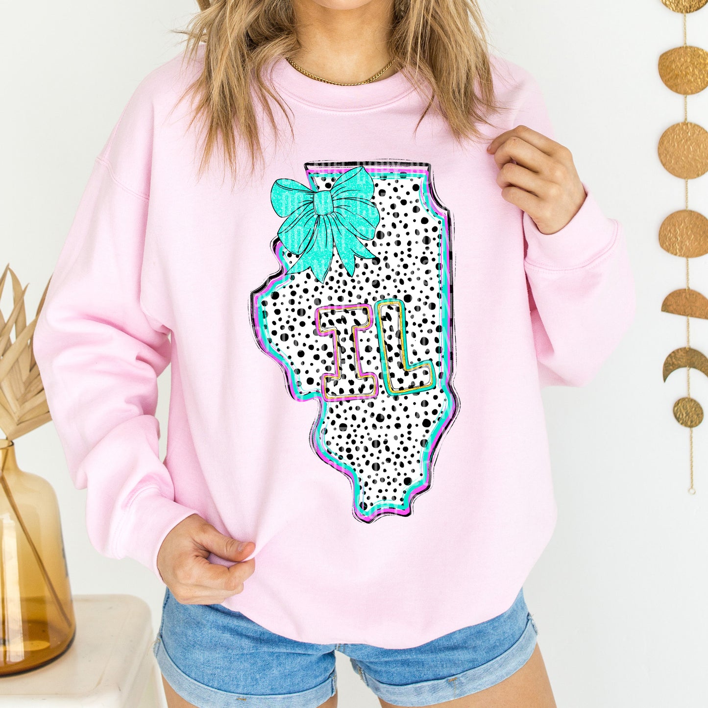 PICK A STATE- States Pink & Turquoise - Digital download 300DPI PNG FILE