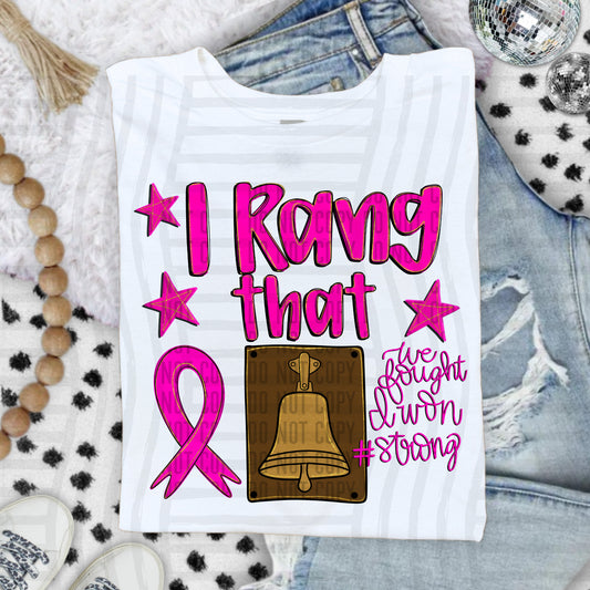 I rang that Bell -  Digital Download 300DPI PNG FILE