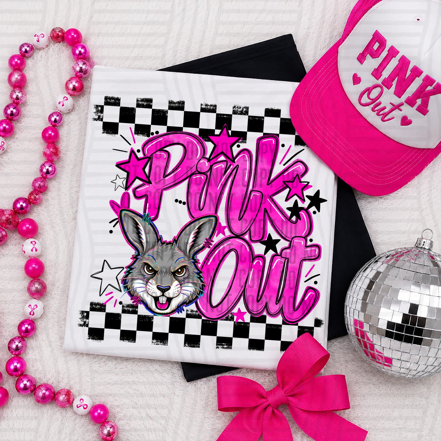 Pink Out MASCOTS 0926-0021- PLEASE UPLOAD MOCK UP - 300 DPI digital download