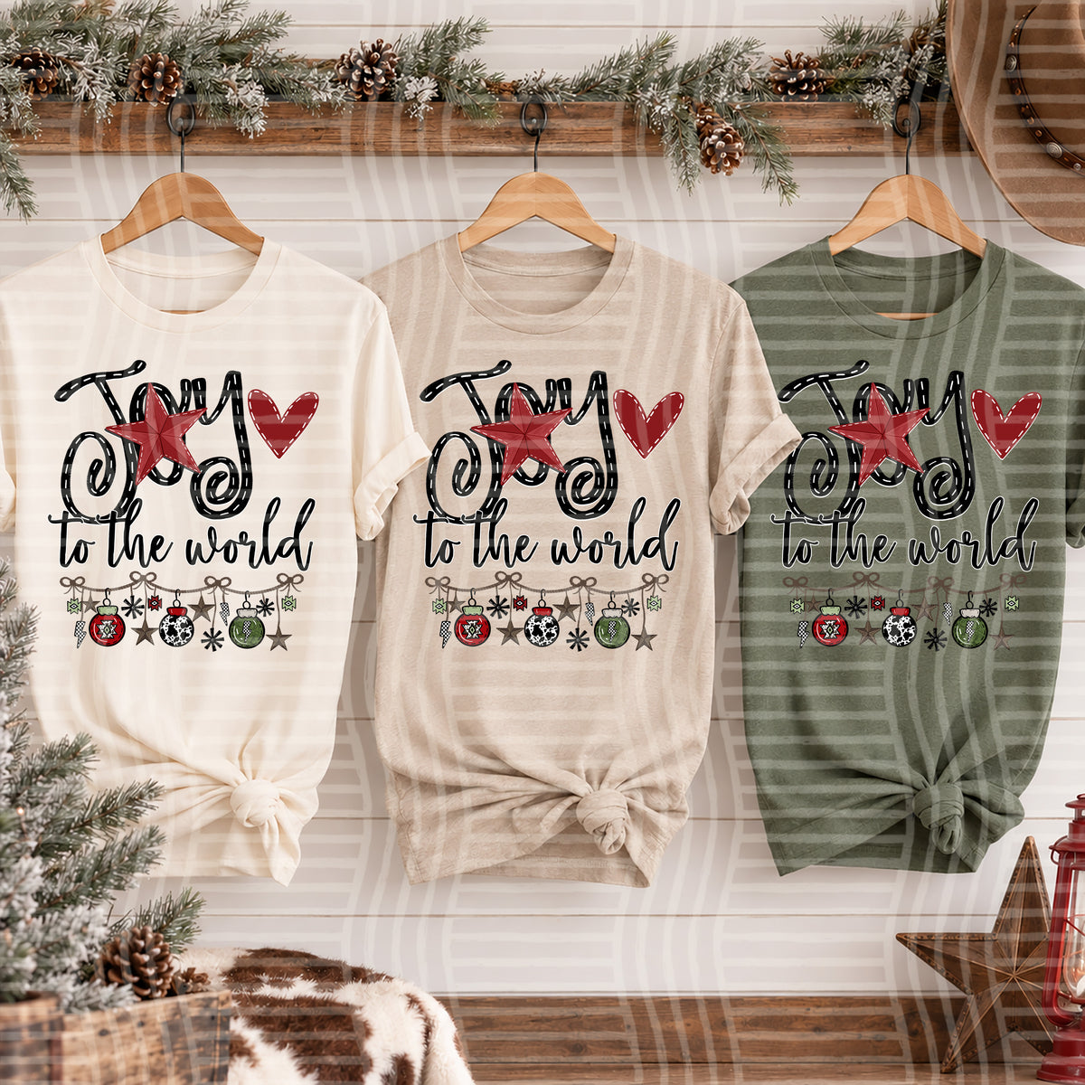 Cowboy Christmas (Choose Design) - 300 DPI digital download