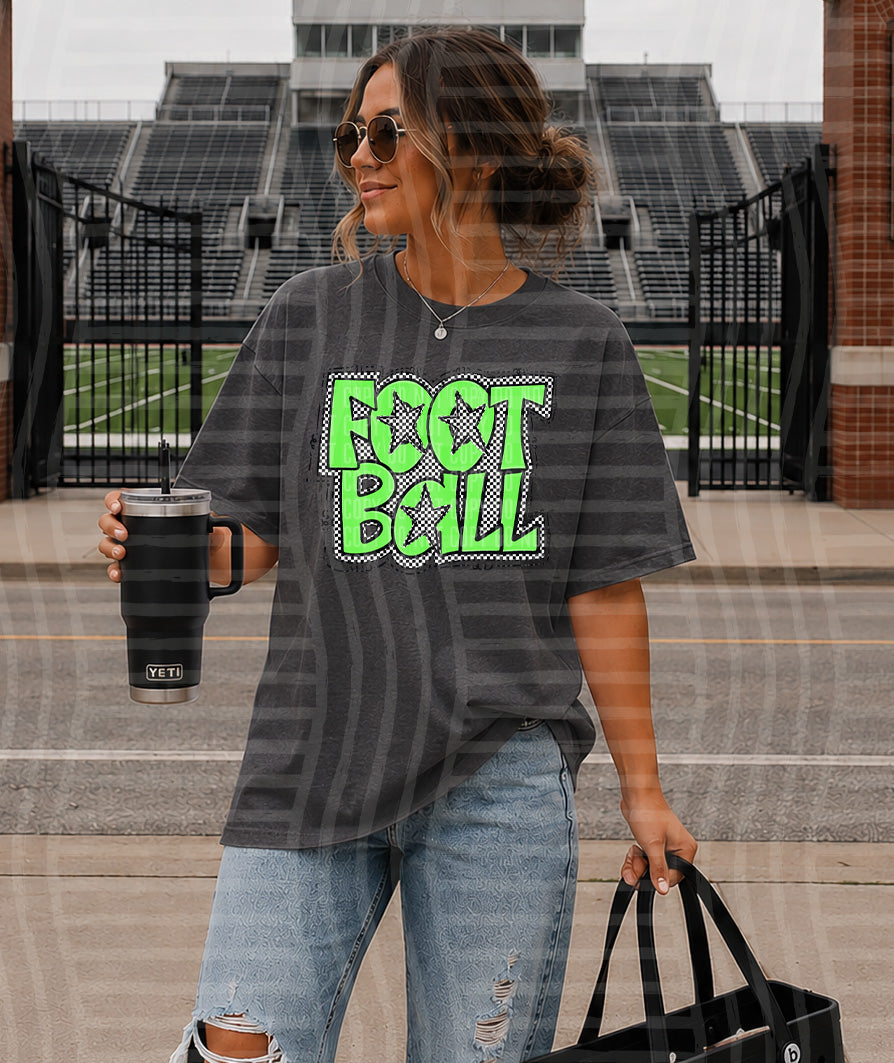 PREPPY CHECKER FOOTBALL CC-2608-01 - Color Dropdown Digital Download 300 DPI PNG FILE