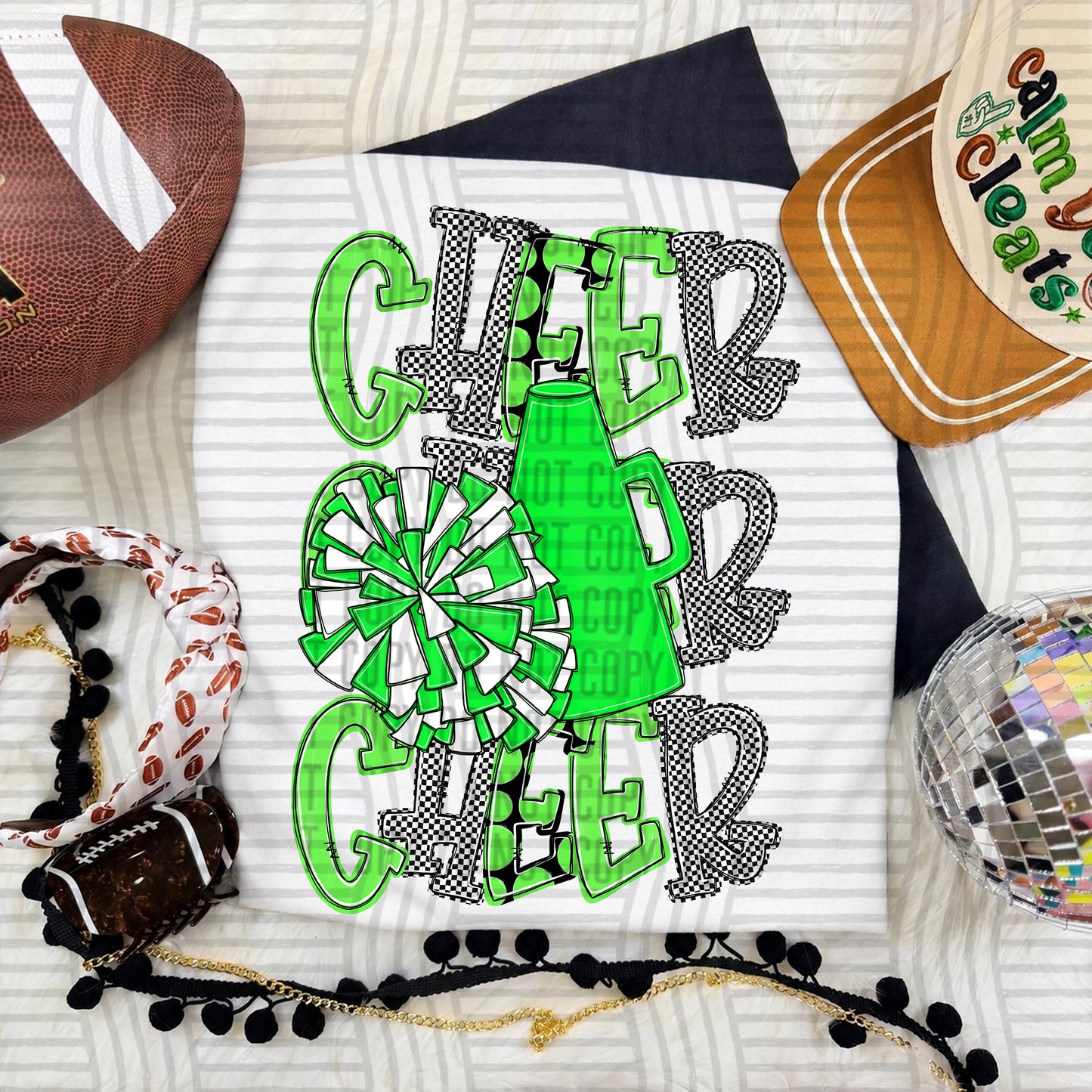 Tri Stacked Cheer color 2609-0008 - Color Dropdown Digital Download 300 DPI PNG FILE