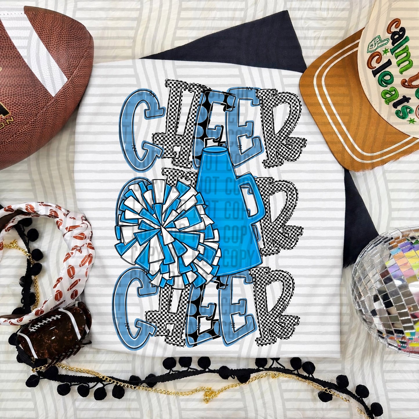 Tri Stacked Cheer color 2609-0008 - Color Dropdown Digital Download 300 DPI PNG FILE